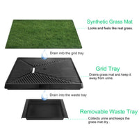 Dog Toilet Training Artificial Grass Mat Pet Cat Toilet Trainer Mat Dog Toilet Tray Lawn - 7DAY'S