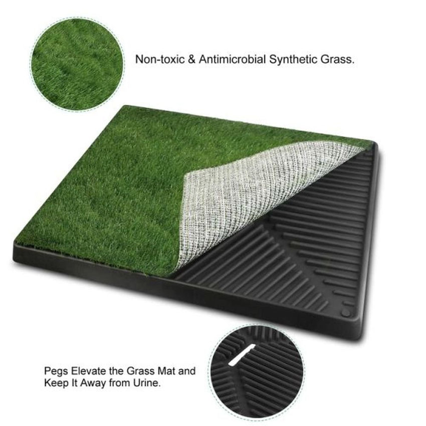 Dog Toilet Training Artificial Grass Mat Pet Cat Toilet Trainer Mat Dog Toilet Tray Lawn - 7DAY'S