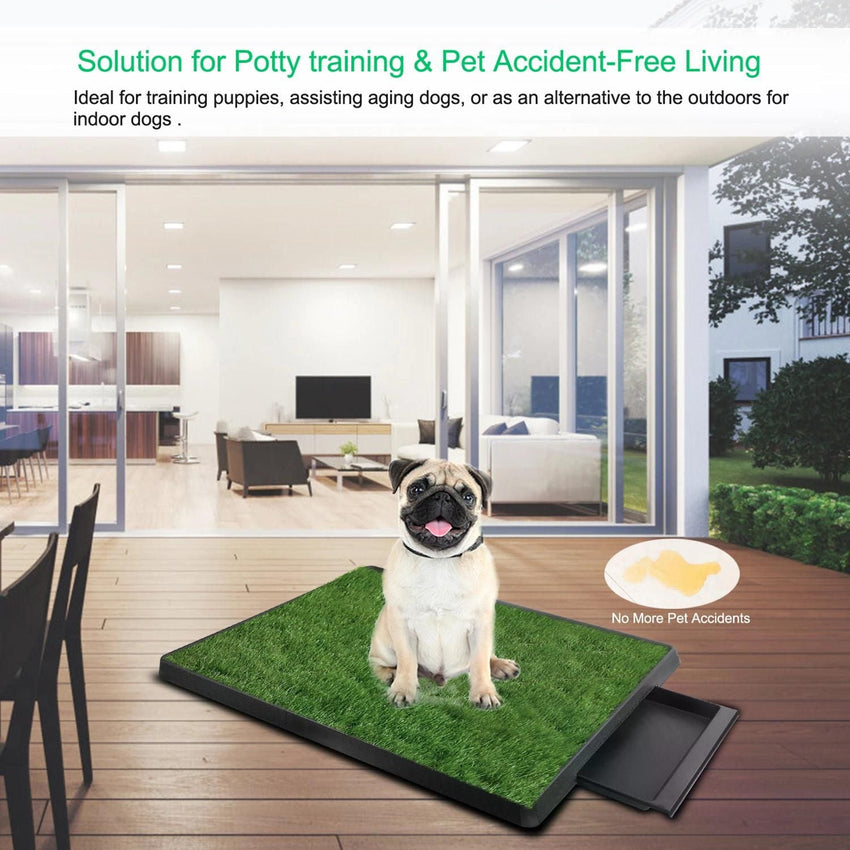 Dog Toilet Training Artificial Grass Mat Pet Cat Toilet Trainer Mat Dog Toilet Tray Lawn - 7DAY'S