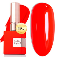 Double Rhythm 15ML Gel Nail Polish Pure Sheer Same Color Same Bottle Soak Off Gel Polish Art Manicure Salon DIY at Home for Women (Milky White - A1075) - 7DAY'S