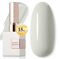 Double Rhythm 15ML Gel Nail Polish Pure Sheer Same Color Same Bottle Soak Off Gel Polish Art Manicure Salon DIY at Home for Women (Milky White - A1075) - 7DAY'S
