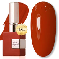 Double Rhythm 15ML Gel Nail Polish Pure Sheer Same Color Same Bottle Soak Off Gel Polish Art Manicure Salon DIY at Home for Women (Milky White - A1075) - 7DAY'S