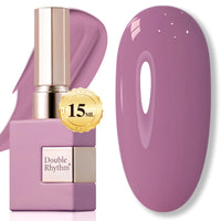 Double Rhythm 15ML Gel Nail Polish Pure Sheer Same Color Same Bottle Soak Off Gel Polish Art Manicure Salon DIY at Home for Women (Milky White - A1075) - 7DAY'S