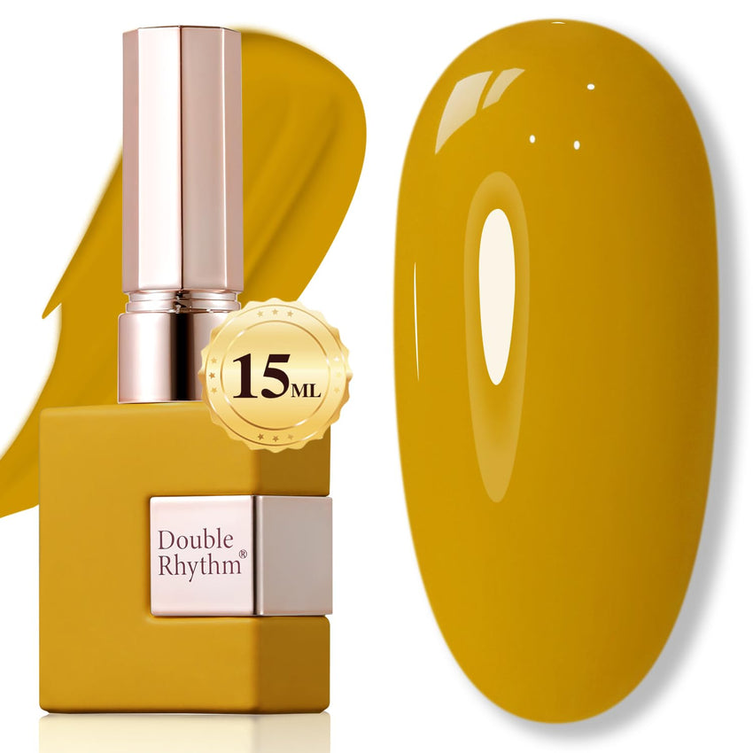 Double Rhythm 15ML Gel Nail Polish Pure Sheer Same Color Same Bottle Soak Off Gel Polish Art Manicure Salon DIY at Home for Women (Milky White - A1075) - 7DAY'S