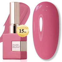 Double Rhythm 15ML Gel Nail Polish Pure Sheer Same Color Same Bottle Soak Off Gel Polish Art Manicure Salon DIY at Home for Women (Milky White - A1075) - 7DAY'S