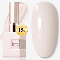Double Rhythm 15ML Gel Nail Polish Pure Sheer Same Color Same Bottle Soak Off Gel Polish Art Manicure Salon DIY at Home for Women (Milky White - A1075) - 7DAY'S
