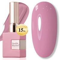 Double Rhythm 15ML Gel Nail Polish Pure Sheer Same Color Same Bottle Soak Off Gel Polish Art Manicure Salon DIY at Home for Women (Milky White - A1075) - 7DAY'S