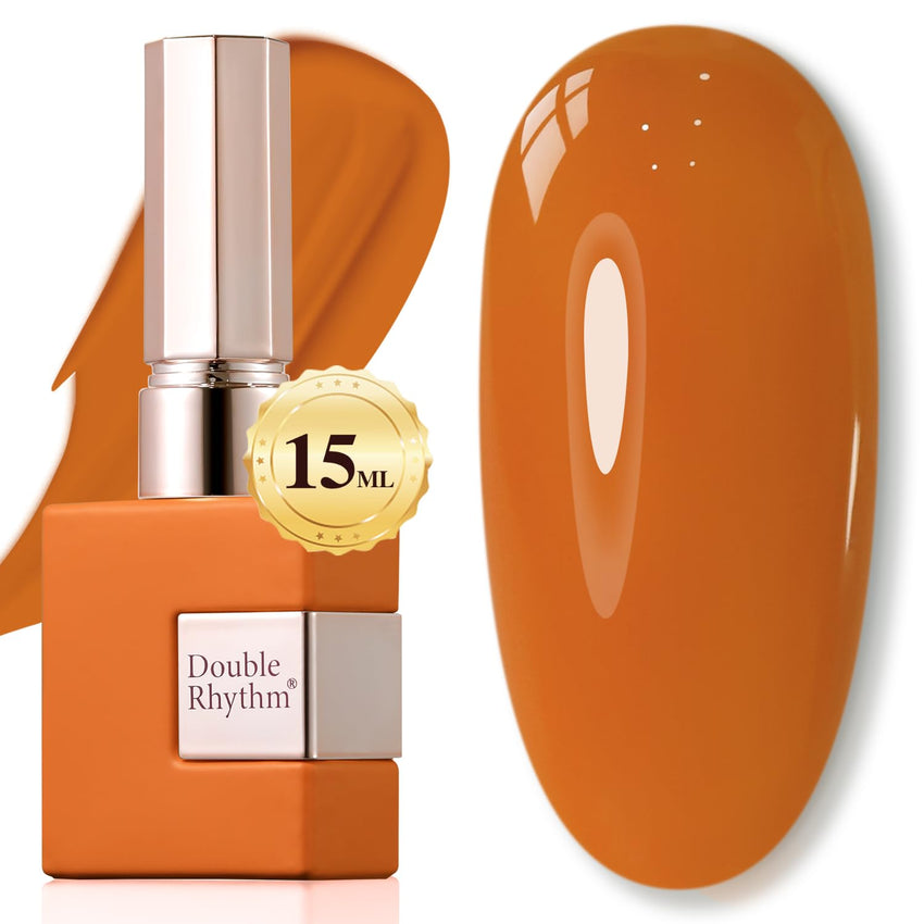 Double Rhythm 15ML Gel Nail Polish Pure Sheer Same Color Same Bottle Soak Off Gel Polish Art Manicure Salon DIY at Home for Women (Milky White - A1075) - 7DAY'S