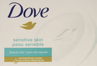 Dove Beauty Bar Soap Sensitive, 8 Bars for Sensitive Skin, Fragrance Free and Hypoallergenic 3.75 oz - 7DAY'S