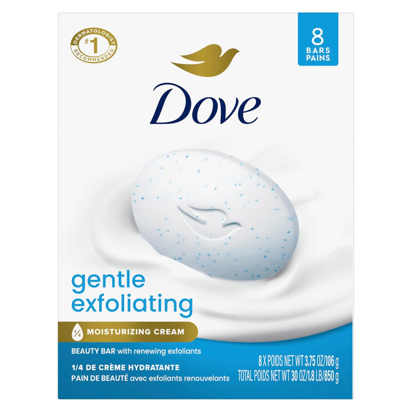 Dove Beauty Bar Soap Shea Butter, 8 Count - 7DAY'S
