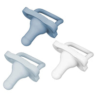 Dr. Brown’s HappyPaci 100% Silicone Pacifier 0 - 6m, BPA Free, White, Pink, Light Pink 3 - Pack - 7DAY'S