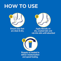 Dr. Scholl's Dry, Cracked Foot Repair Ultra - Hydrating Foot Cream Moisturizer, 3.5 oz, Skin Care Foot Lotion with 25% Urea for Dry Cracked Feet, Heals and Moisturizes for Healthy Feet - 7DAY'S