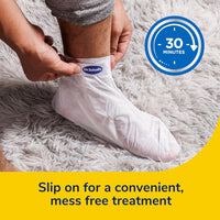 Dr. Scholl's Dry, Cracked Skin, Ultra Hydrating Foot Mask, 3 Pairs Moisturizing Socks: Intensely Moisturizes Repairs and Softens Rough Dry Skin with Urea & Essential Oils for Dry Cracked Feet - 7DAY'S