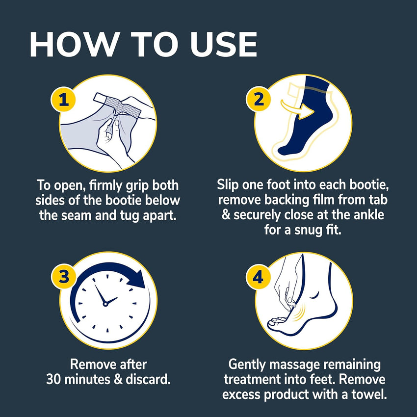 Dr. Scholl's® Tired, Achy Feet Soothing & Reviving Foot Mask, 3 Pair, Warming Booties - 7DAY'S