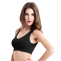 3 Pack Sport Bras For Women Seamless Wire free Bra Light Support Tank Tops For Fitness Workout Sports Yoga Sleep Wearing