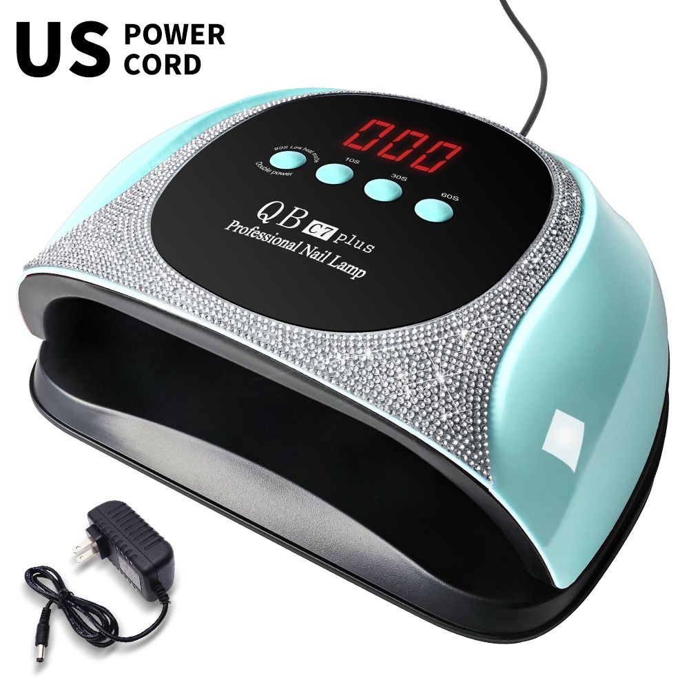Professional UV LED Nail Lamp, LIMEGIRL Nail Dryer for Gel Polish, 4 Timers UV Nail Lamp Professional Nail Light,57Pcs Lamp Beads and Automatic Sensor