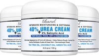 Ebanel Urea Cream 40% plus Salicylic Acid 2%, Foot Cream for Dry Cracked Heels Feet Knees Elbows Hands, Foot Dead Skin Cuticle Callus Remover Toenail Softener, Keratolytic Skin Barrier Repair - 7DAY'S