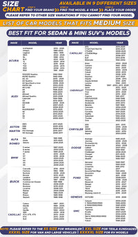 EcoNour Patented Design for Car Windshield Sun Shade | Blocks 99% Heat and Keep Interior Cool | Fits Cars, SUV, Truck | Automotive Sun Screen,Visor and Summer Vehicle Accessories | Medium (64x32) - 7DAY'S