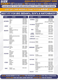 EcoNour Patented Design for Car Windshield Sun Shade | Blocks 99% Heat and Keep Interior Cool | Fits Cars, SUV, Truck | Automotive Sun Screen,Visor and Summer Vehicle Accessories | Medium (64x32) - 7DAY'S