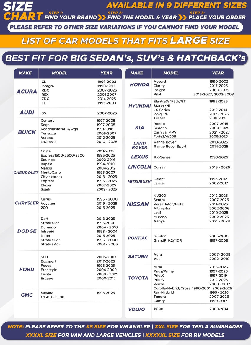 EcoNour Patented Design for Car Windshield Sun Shade | Blocks 99% Heat and Keep Interior Cool | Fits Cars, SUV, Truck | Automotive Sun Screen,Visor and Summer Vehicle Accessories | Medium (64x32) - 7DAY'S