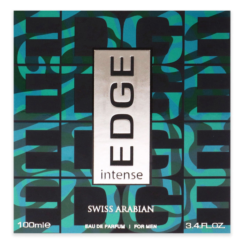 EDGE Intense by Swiss Arabian for Men - 3.4 oz EDP Spray - 7DAY'S