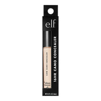 e.l.f. 16HR Camo Concealer, Full Coverage, Highly Pigmented Concealer With Matte Finish, Crease - proof, Vegan & Cruelty - Free, Light Ivory, 0.203 Fl Oz - 7DAY'S