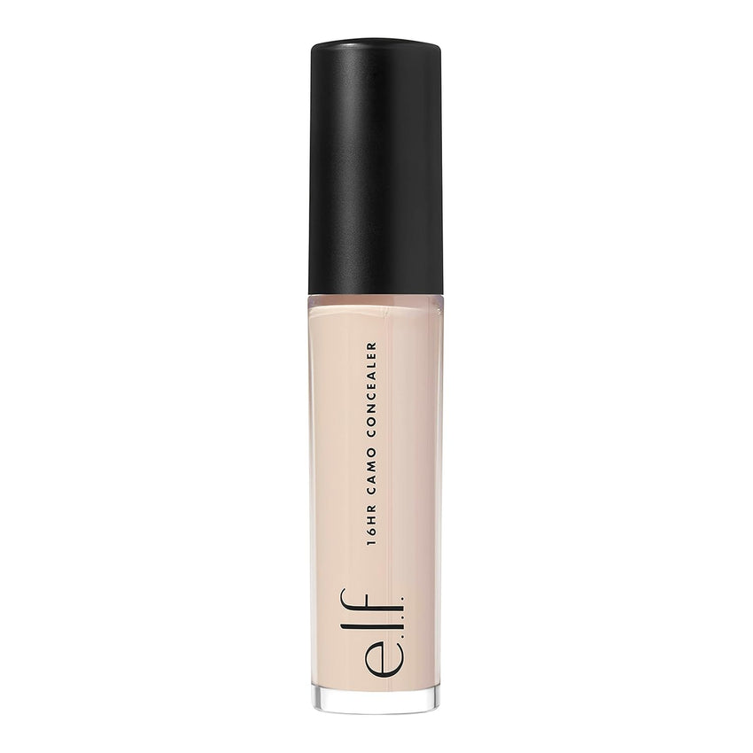 e.l.f. 16HR Camo Concealer, Full Coverage, Highly Pigmented Concealer With Matte Finish, Crease - proof, Vegan & Cruelty - Free, Light Ivory, 0.203 Fl Oz - 7DAY'S