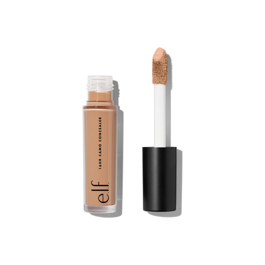 e.l.f. 16HR Camo Concealer, Full Coverage, Highly Pigmented Concealer With Matte Finish, Crease - proof, Vegan & Cruelty - Free, Light Ivory, 0.203 Fl Oz - 7DAY'S
