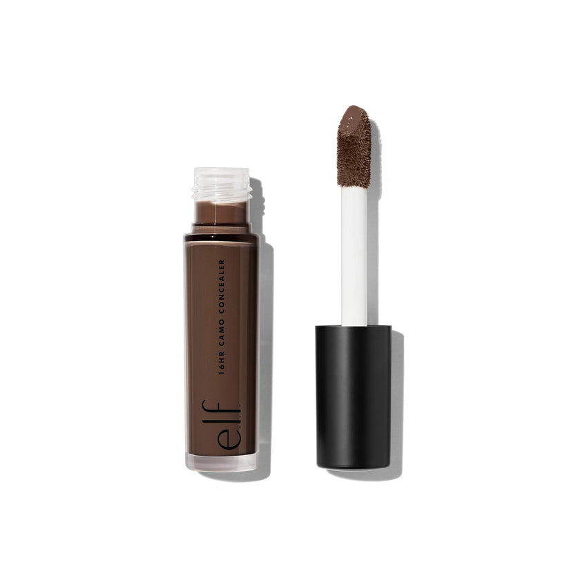 e.l.f. 16HR Camo Concealer, Full Coverage, Highly Pigmented Concealer With Matte Finish, Crease - proof, Vegan & Cruelty - Free, Light Ivory, 0.203 Fl Oz - 7DAY'S