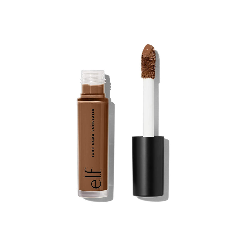 e.l.f. 16HR Camo Concealer, Full Coverage, Highly Pigmented Concealer With Matte Finish, Crease - proof, Vegan & Cruelty - Free, Light Ivory, 0.203 Fl Oz - 7DAY'S