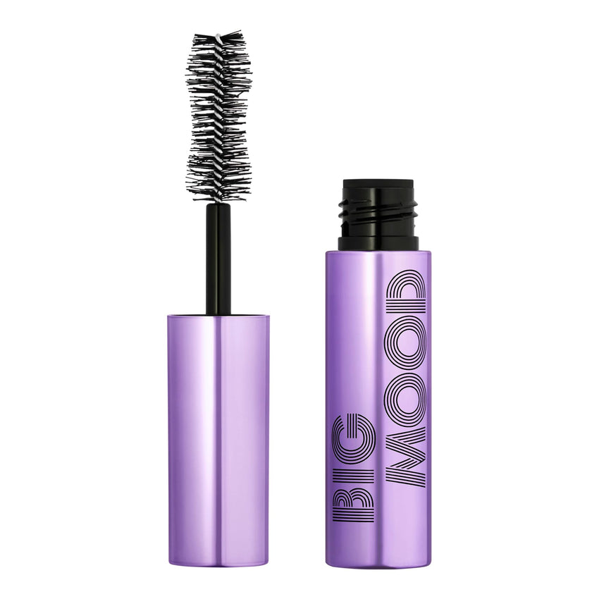 e.l.f. Big Mood Mascara, Instantly Creates Long - Lasting, Bold & Lifted, Voluminous Lashes, Infused with Jojoba Wax, Pitch Black, 0.30 fl Oz - 7DAY'S