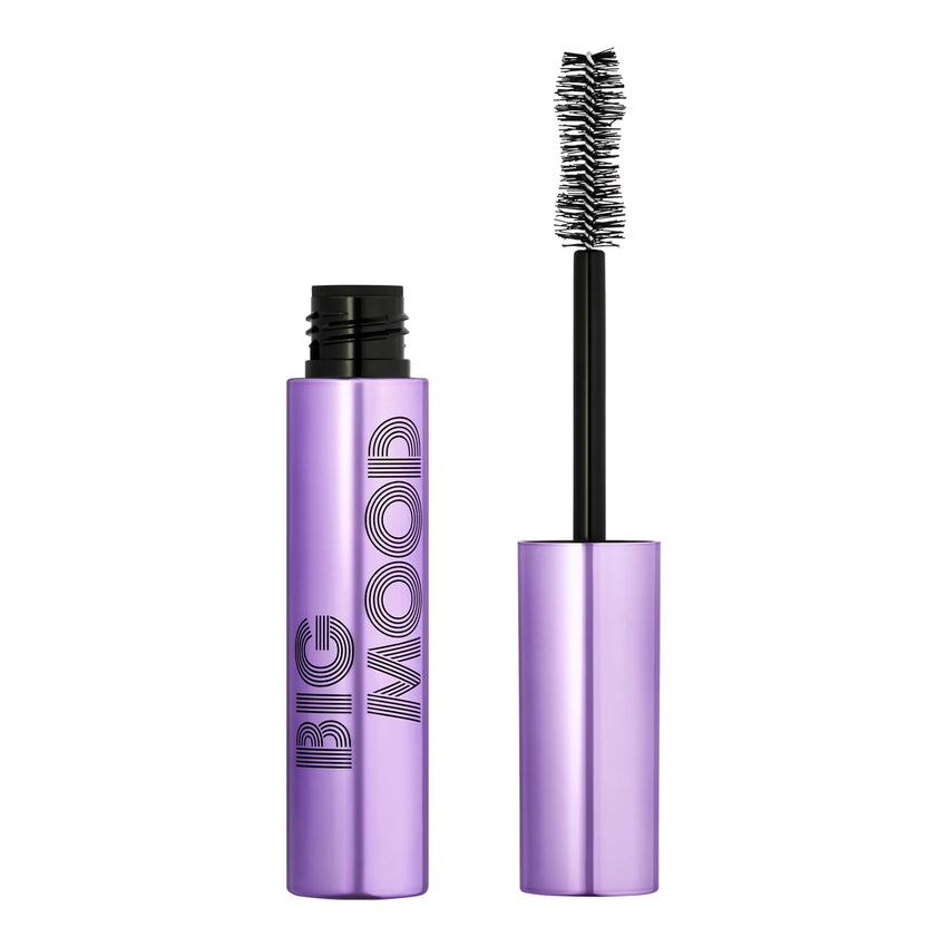 e.l.f. Big Mood Mascara, Instantly Creates Long - Lasting, Bold & Lifted, Voluminous Lashes, Infused with Jojoba Wax, Pitch Black, 0.30 fl Oz - 7DAY'S