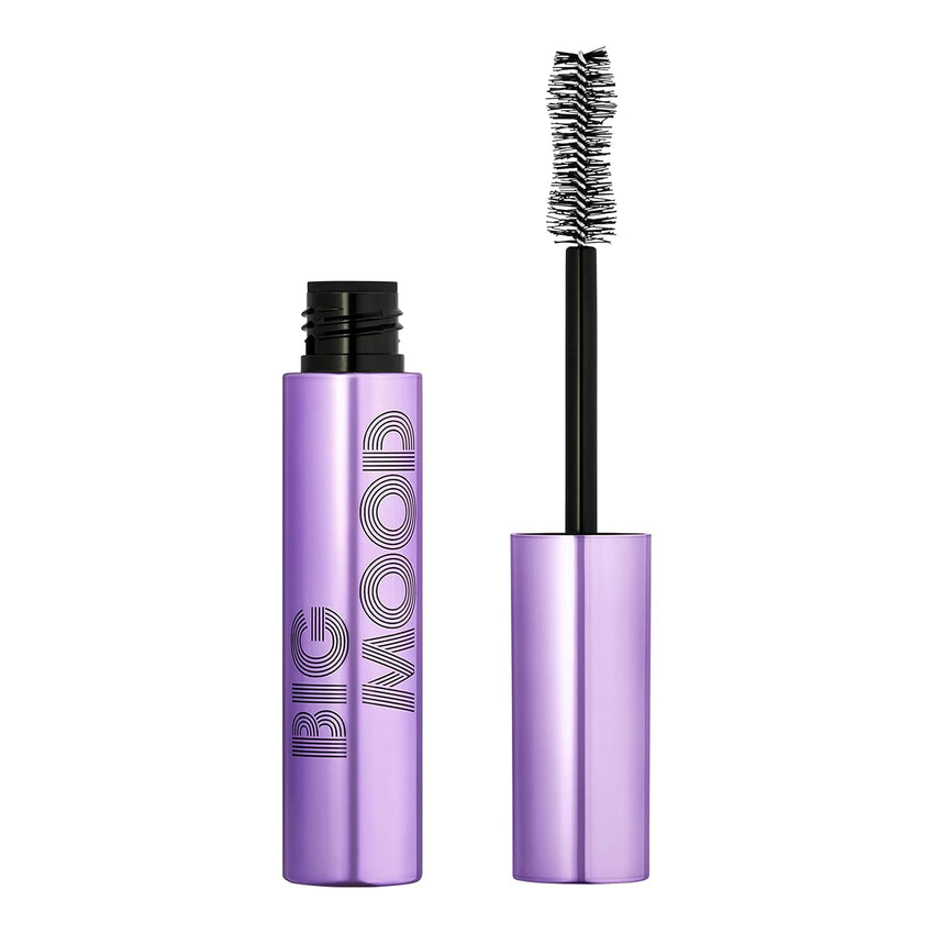e.l.f. Big Mood Mascara, Instantly Creates Long - Lasting, Bold & Lifted, Voluminous Lashes, Infused with Jojoba Wax, Pitch Black, 0.30 fl Oz - 7DAY'S