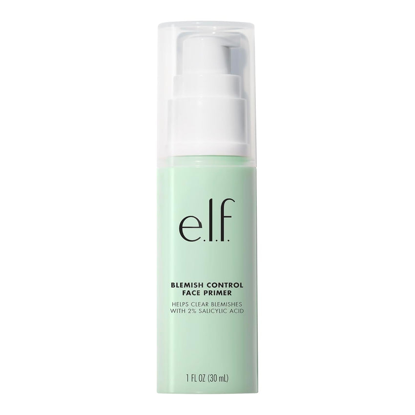 e.l.f. Blemish Control Face Primer, Soothing & Hydrating Makeup Primer For Fighting Blemishes, Grips Makeup To Last, Vegan & Cruelty - free, Large - 7DAY'S