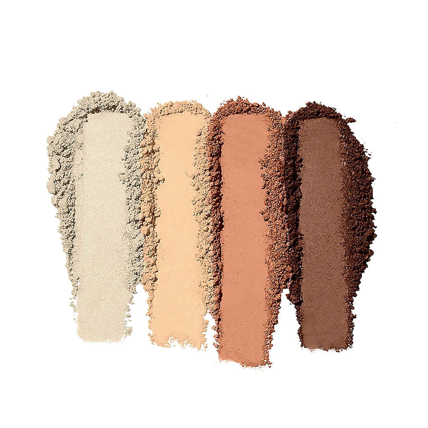 e.l.f. Contour Palette, 4 Shades, Customizable, Easy to Apply, Sculpts, Shades, Brightens, Light/Medium, Infused with Vitamin E, All - Day Wear, 0.56 Oz - 7DAY'S