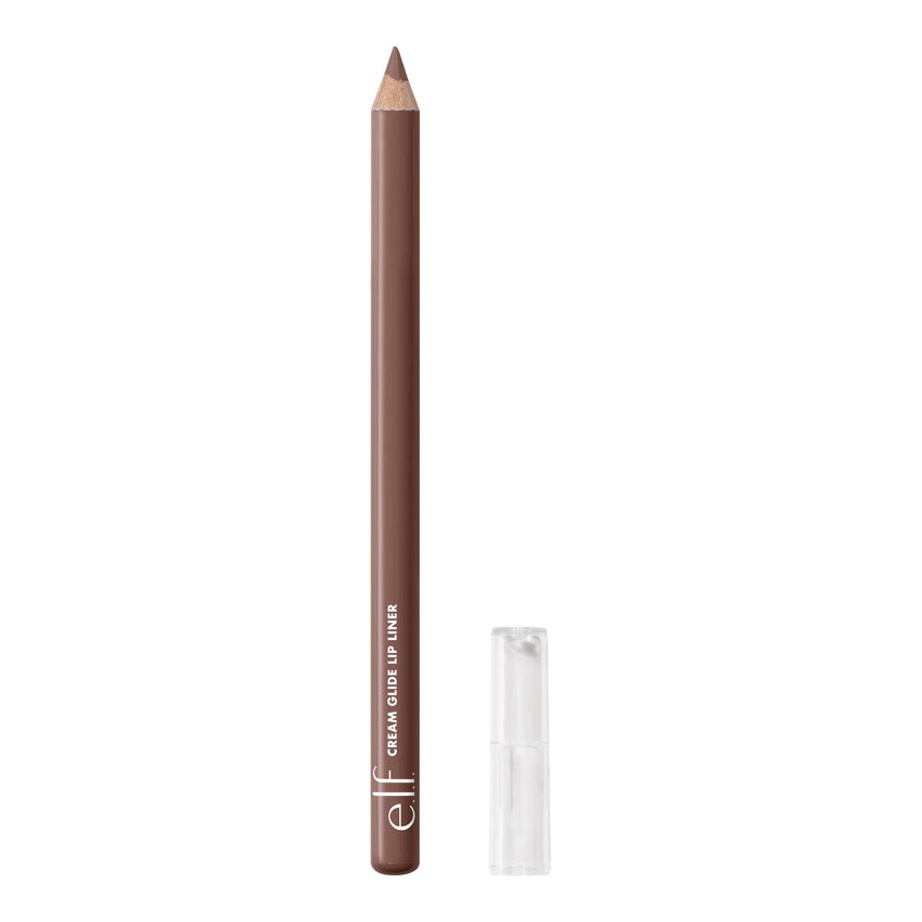 e.l.f. Cream Glide Lip Liner, Highly - Pigmented Pencil For Shaping & Sculpting Lips, Semi - Matte Finish, Vegan & Cruelty - Free, Mauve Aside - 7DAY'S