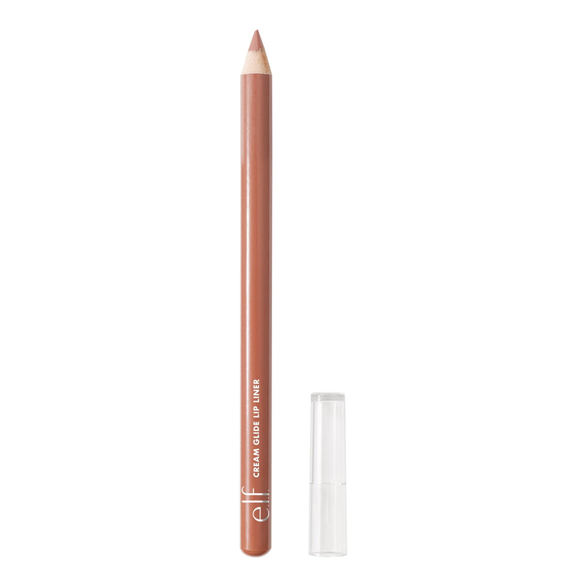 e.l.f. Cream Glide Lip Liner, Highly - Pigmented Pencil For Shaping & Sculpting Lips, Semi - Matte Finish, Vegan & Cruelty - Free, Mauve Aside - 7DAY'S