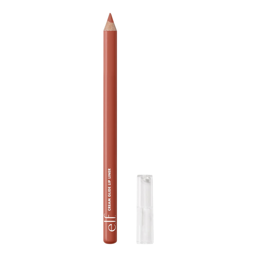 e.l.f. Cream Glide Lip Liner, Highly - Pigmented Pencil For Shaping & Sculpting Lips, Semi - Matte Finish, Vegan & Cruelty - Free, Mauve Aside - 7DAY'S