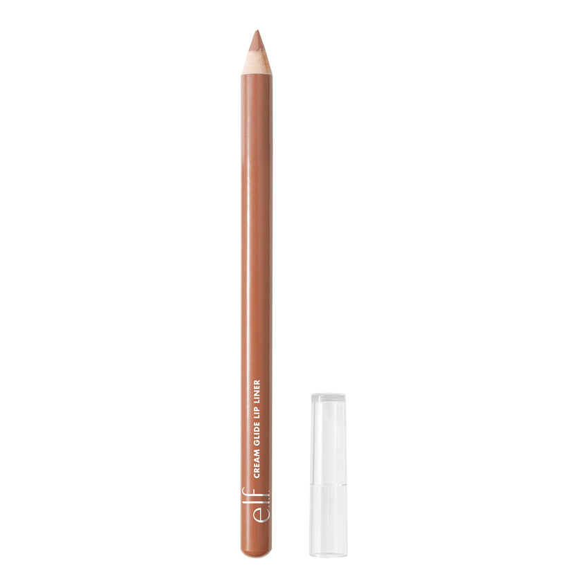 e.l.f. Cream Glide Lip Liner, Highly - Pigmented Pencil For Shaping & Sculpting Lips, Semi - Matte Finish, Vegan & Cruelty - Free, Mauve Aside - 7DAY'S
