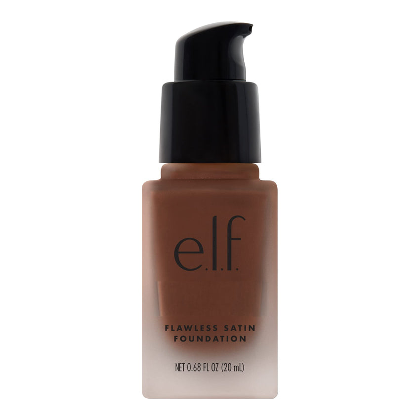 e.l.f. Flawless Satin Foundation, Lightweight & Medium Coverage, Semi - Matte Finish, Vegan & Cruelty - Free, Pearl, 0.68 Fl Oz (20mL) - 7DAY'S