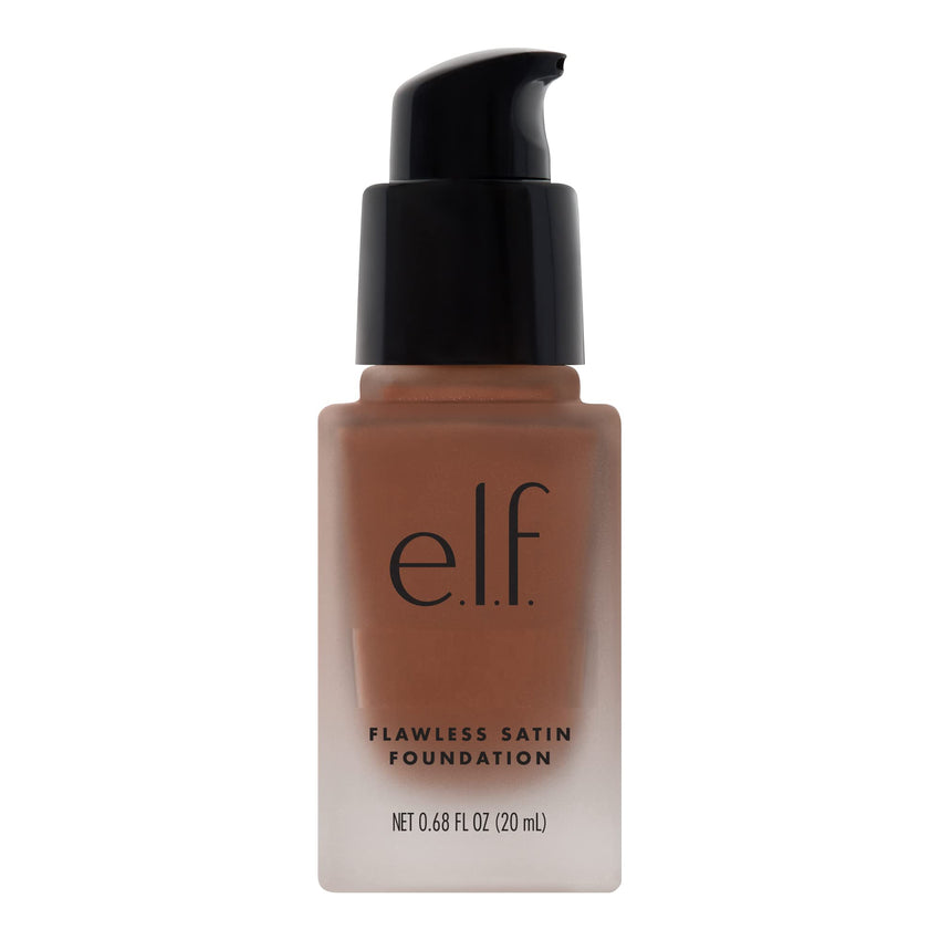 e.l.f. Flawless Satin Foundation, Lightweight & Medium Coverage, Semi - Matte Finish, Vegan & Cruelty - Free, Pearl, 0.68 Fl Oz (20mL) - 7DAY'S