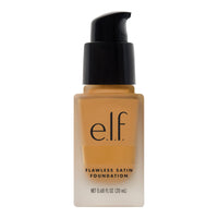 e.l.f. Flawless Satin Foundation, Lightweight & Medium Coverage, Semi - Matte Finish, Vegan & Cruelty - Free, Pearl, 0.68 Fl Oz (20mL) - 7DAY'S