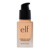 e.l.f. Flawless Satin Foundation, Lightweight & Medium Coverage, Semi - Matte Finish, Vegan & Cruelty - Free, Pearl, 0.68 Fl Oz (20mL) - 7DAY'S