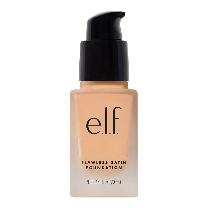 e.l.f. Flawless Satin Foundation, Lightweight & Medium Coverage, Semi - Matte Finish, Vegan & Cruelty - Free, Pearl, 0.68 Fl Oz (20mL) - 7DAY'S