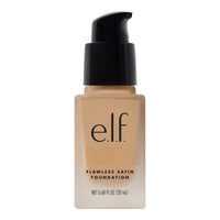 e.l.f. Flawless Satin Foundation, Lightweight & Medium Coverage, Semi - Matte Finish, Vegan & Cruelty - Free, Pearl, 0.68 Fl Oz (20mL) - 7DAY'S