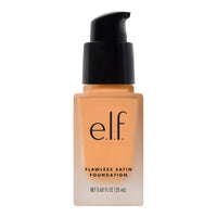 e.l.f. Flawless Satin Foundation, Lightweight & Medium Coverage, Semi - Matte Finish, Vegan & Cruelty - Free, Pearl, 0.68 Fl Oz (20mL) - 7DAY'S