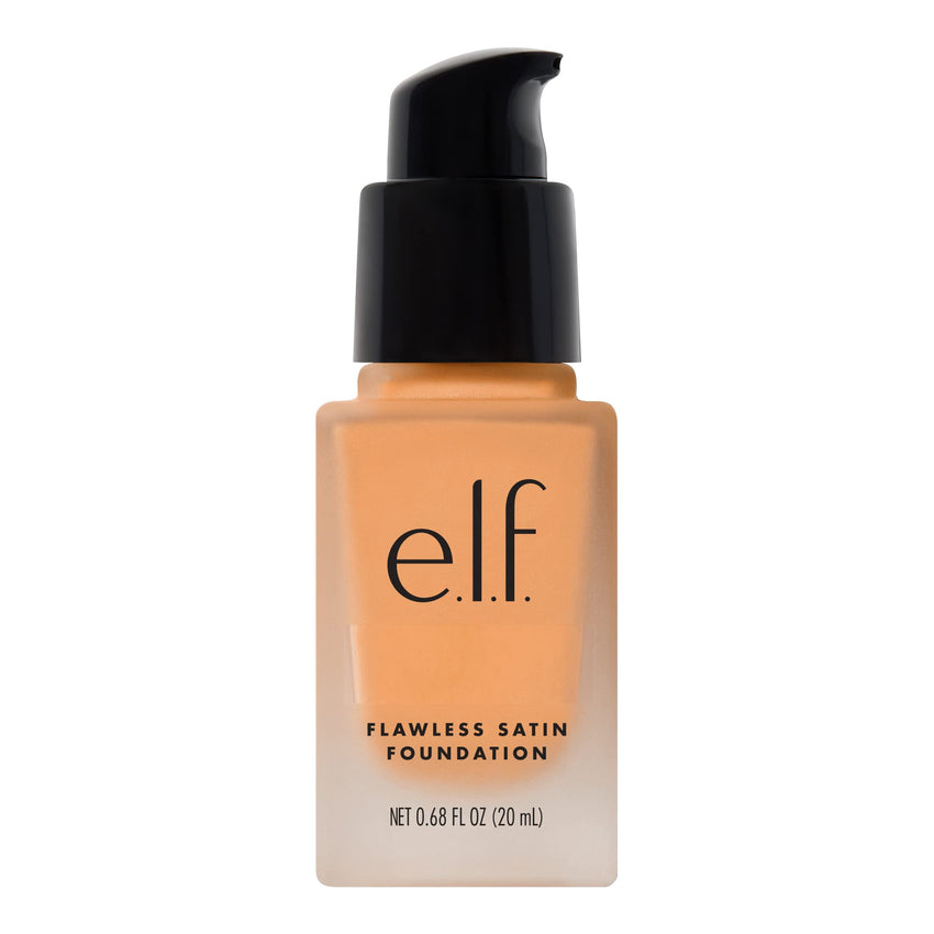 e.l.f. Flawless Satin Foundation, Lightweight & Medium Coverage, Semi - Matte Finish, Vegan & Cruelty - Free, Pearl, 0.68 Fl Oz (20mL) - 7DAY'S
