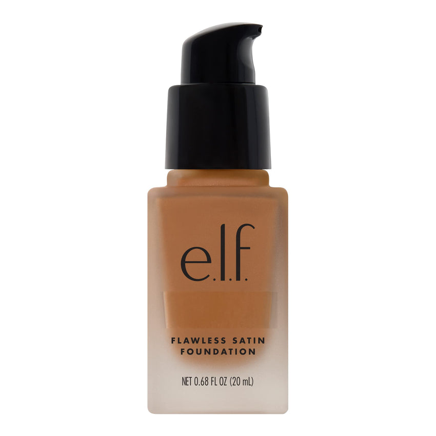 e.l.f. Flawless Satin Foundation, Lightweight & Medium Coverage, Semi - Matte Finish, Vegan & Cruelty - Free, Pearl, 0.68 Fl Oz (20mL) - 7DAY'S