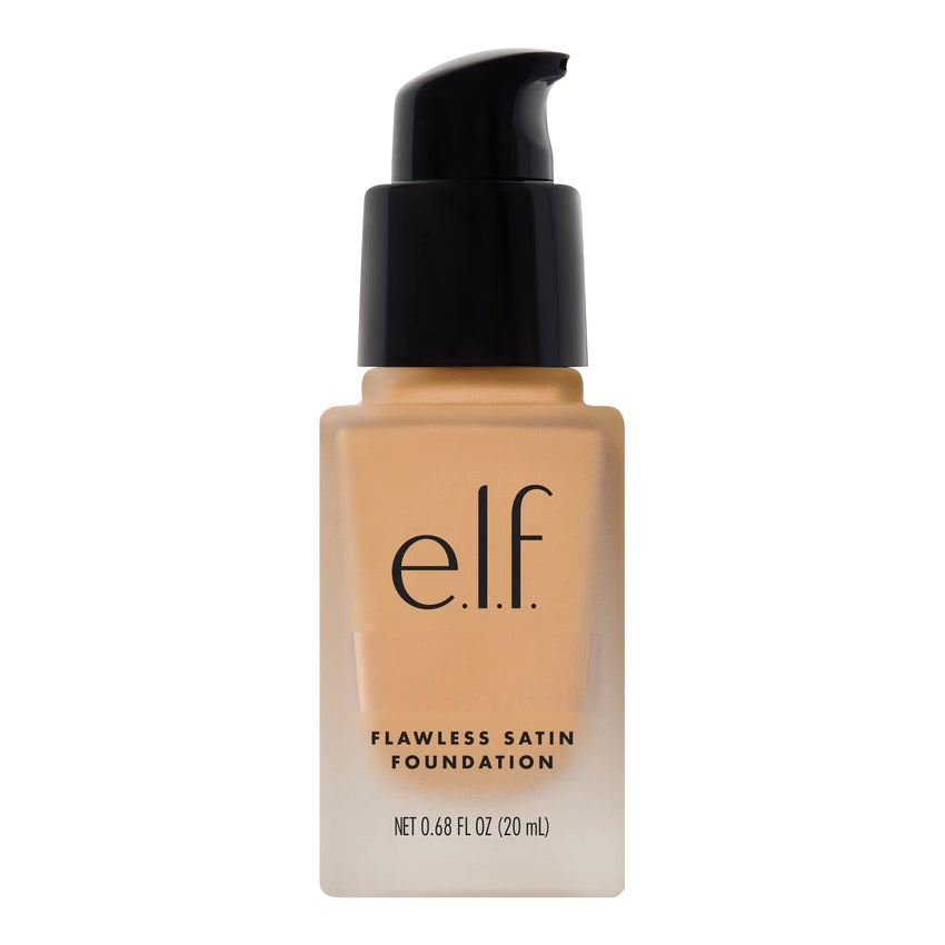 e.l.f. Flawless Satin Foundation, Lightweight & Medium Coverage, Semi - Matte Finish, Vegan & Cruelty - Free, Pearl, 0.68 Fl Oz (20mL) - 7DAY'S