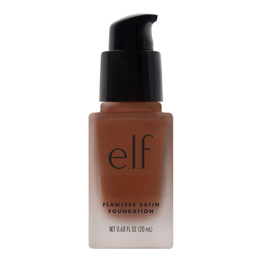 e.l.f. Flawless Satin Foundation, Lightweight & Medium Coverage, Semi - Matte Finish, Vegan & Cruelty - Free, Pearl, 0.68 Fl Oz (20mL) - 7DAY'S